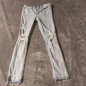 Hollister high rise skinny jeans